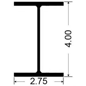 Traverse Manac aluminium 4 po,101 7 / 8"