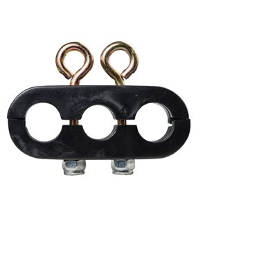 3 hole beefy clamp / 2 eye bolt