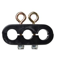 3 hole beefy clamp / 2 eye bolt