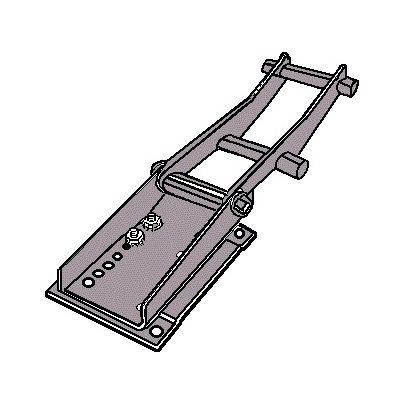 Charnière du haut complète, TO, porte Polarguard 2 1 / 2"