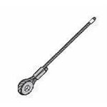 SS roll-up door cable, 97" long