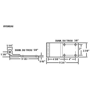 HY aluminum hinge