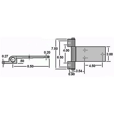 Side door hinge assy,KY