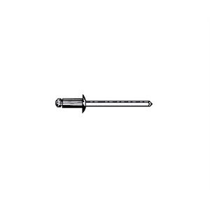 Rivet bout ouvert 1 / 4 x 3 / 4",aluminium