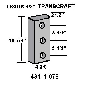 Transcraft rubber bumper