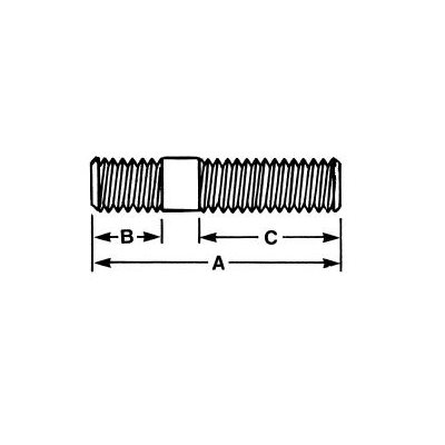 Goujon 3 / 4" x 3"