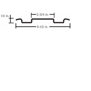 Poteau logistique en acier galv. Hyundai,type A,108"