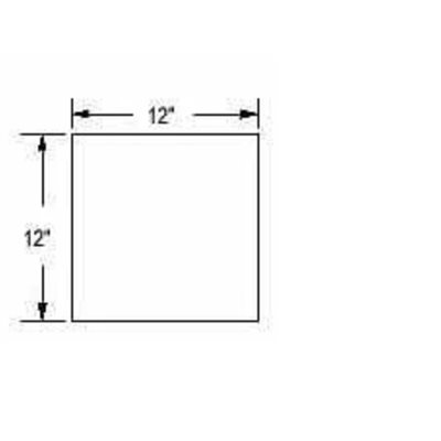 Pièce d'aluminium blanche